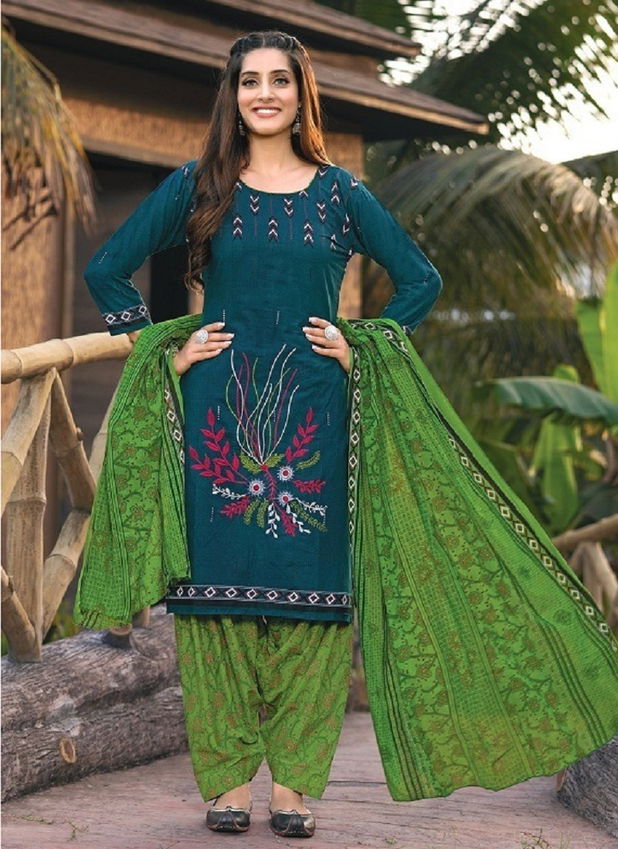 Kauvery Nyraa 4 Fancy Ethnic Wear Cotton Printed Readymade Suit Collection